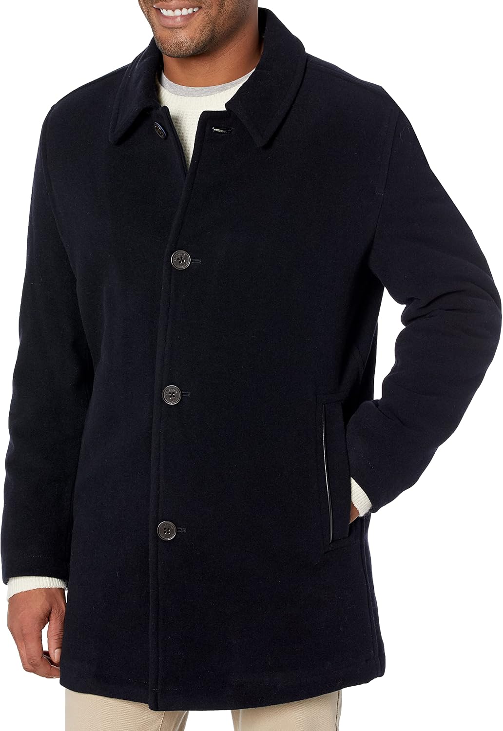 Men's Wool Plush Car Coat